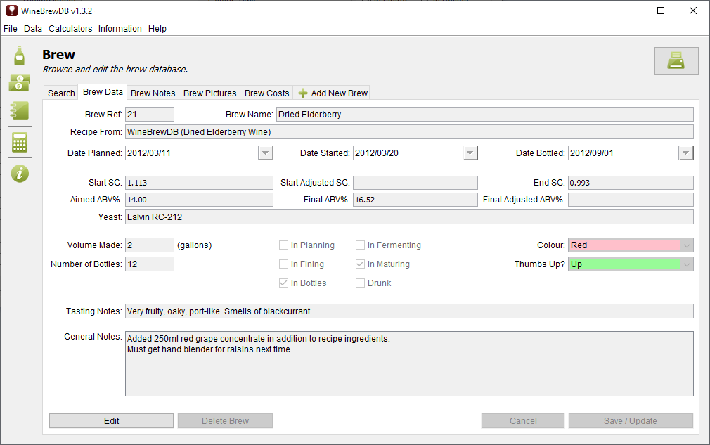 WineBrewDB Screenshot 3